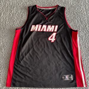 Fanatics NBA Miami Heat Victor Oladipo #4 Black NBA Jersey Size XL